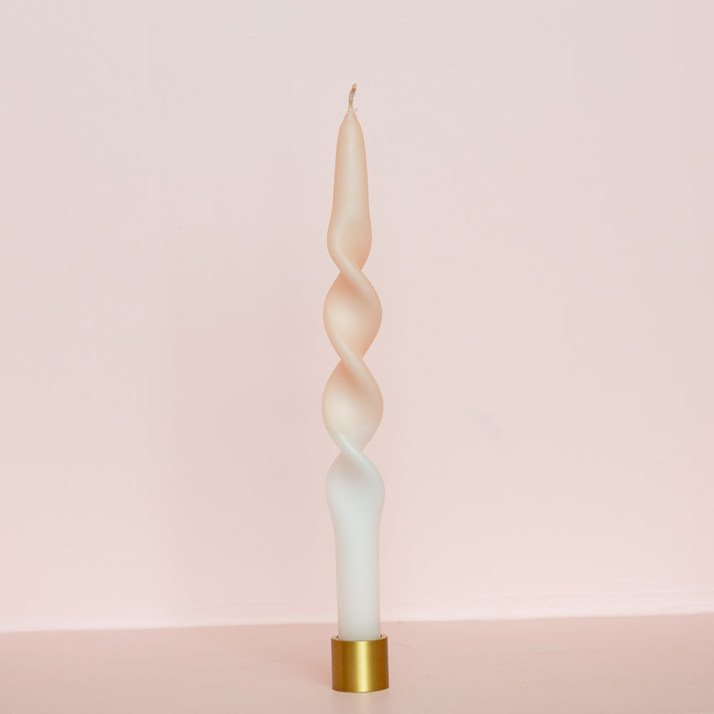 
                  
                    Load image into Gallery viewer, Twist Duo Toned Candle - Vanilla Custard 28cm
                  
                