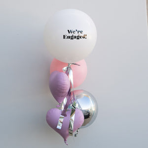 
                  
                    Load image into Gallery viewer, We&amp;#39;re Engaged Balloon Bouquet Kit
                  
                