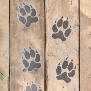 
                  
                    Load image into Gallery viewer, Wild Jungle Floor Stickers Animal Footprint
                  
                