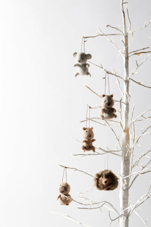 
                  
                    Load image into Gallery viewer, Wool Echidna Hanging Ornament
                  
                
