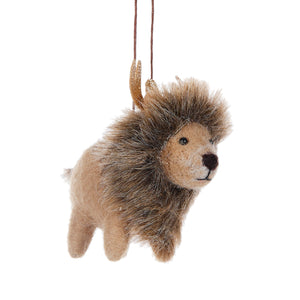 
                  
                    Load image into Gallery viewer, Wool Lion With Antlers Hanging Ornament
                  
                