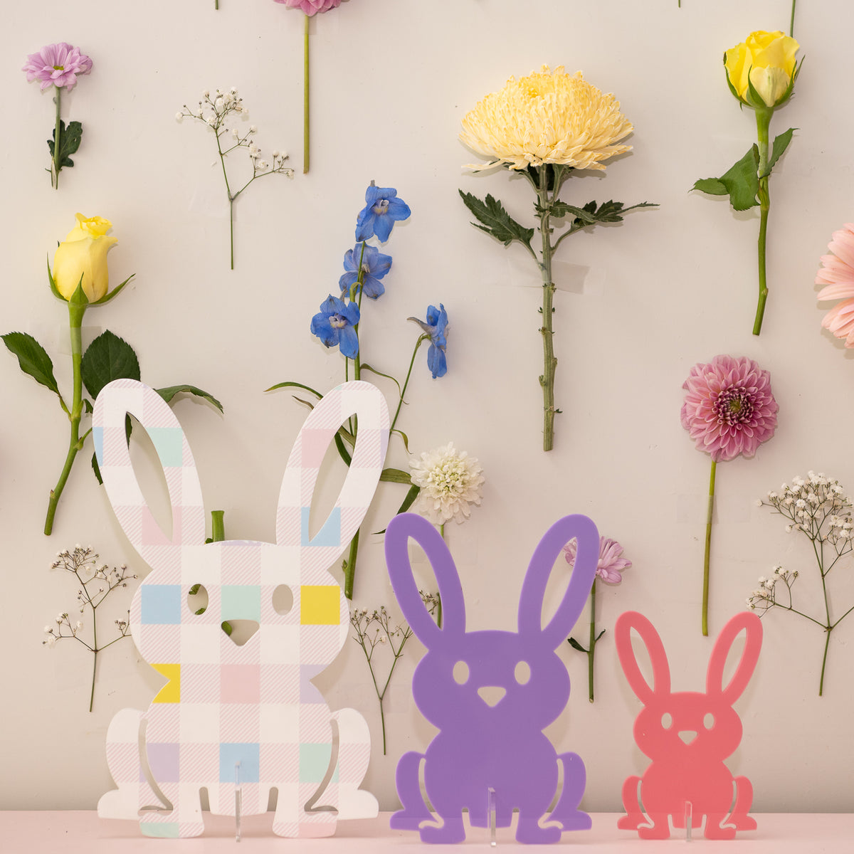 Stand Up Acrylic Bunny Set – ohitsperfect