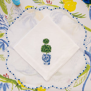 
                  
                    Load image into Gallery viewer, Bleu Embroidered Napkin Set
                  
                