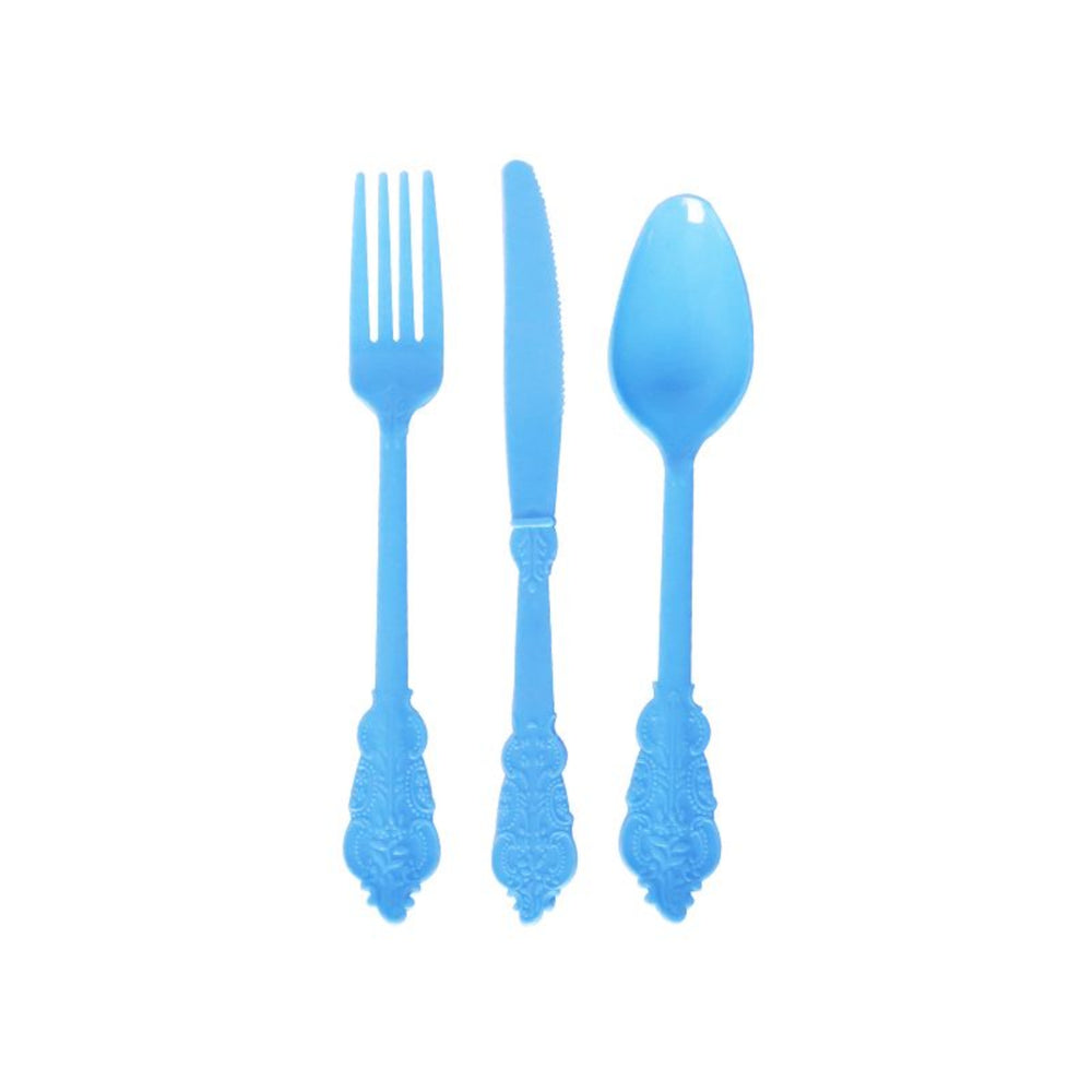 Blue Cutlery Set
