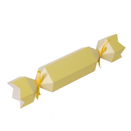 Bonbon Favour Box Pastel Yellow 10pk