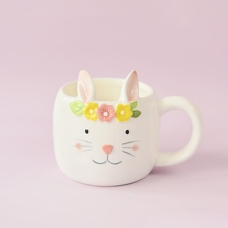 
                  
                    Load image into Gallery viewer, Kids Ceramic Bunny Mug
                  
                