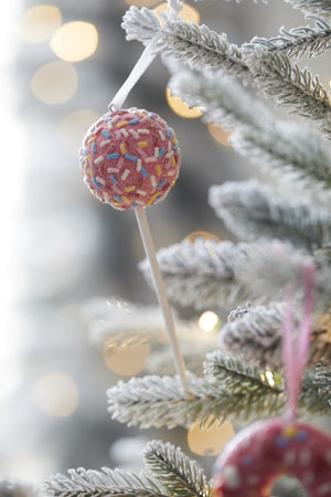 
                  
                    Load image into Gallery viewer, Hot Pink Cakepop Hanging Ornament
                  
                
