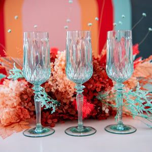 
                  
                    Load image into Gallery viewer, Sea Foam Champagne Flute
                  
                