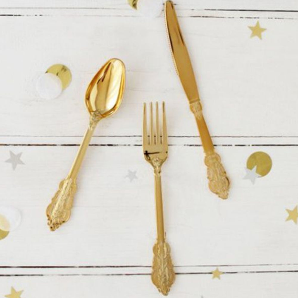 
                  
                    Load image into Gallery viewer, Gold Cutlery Set
                  
                