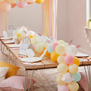 
                  
                    Load image into Gallery viewer, Easter Balloons &amp;amp; Bunnies Table Runner
                  
                