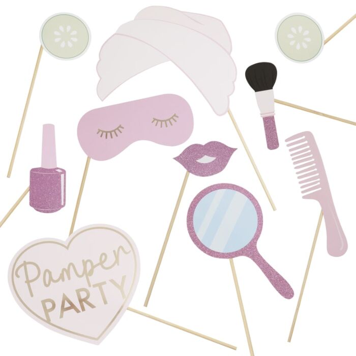 
                  
                    Load image into Gallery viewer, Pamper Party Photo Booth Props
                  
                