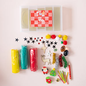 
                  
                    Load image into Gallery viewer, Kids Sensory Playdough Activity Kit - Christmas
                  
                