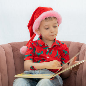 
                  
                    Load image into Gallery viewer, kids-santa-hats-handmade-extra-long
                  
                
