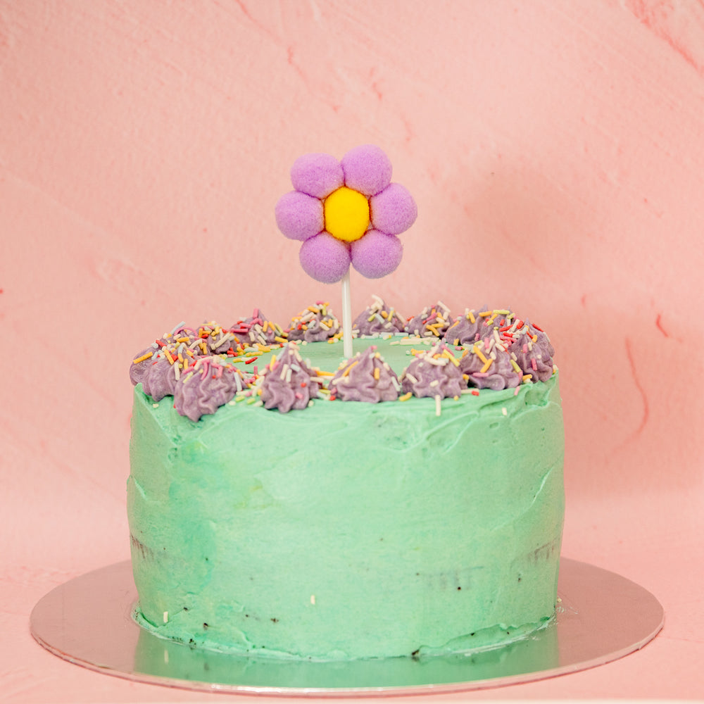 Daisy Cake Topper Cake Topper Smiley Face Retro Party - Etsy