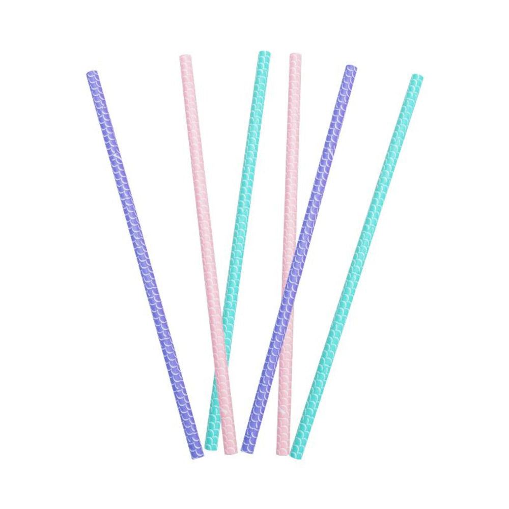 Mermaid Paper Straws