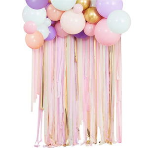 
                  
                    Load image into Gallery viewer, Pastel Streamer &amp;amp; Balloon Party Backdrop
                  
                