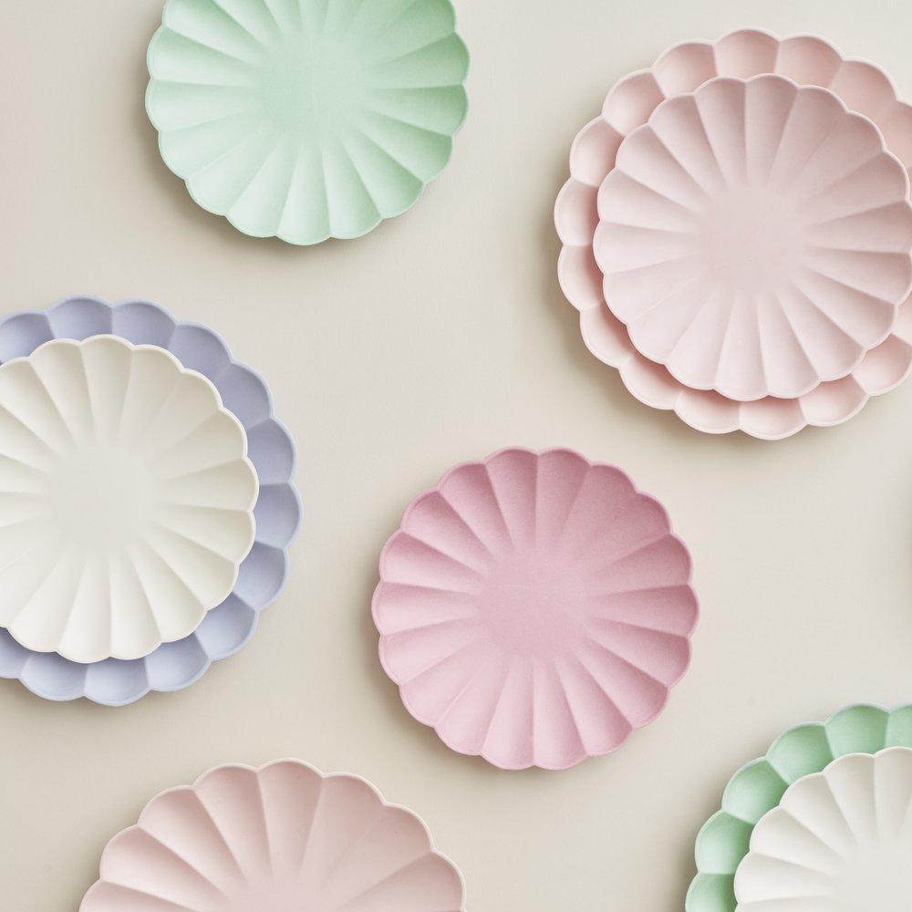 Multicolour Eco Large Pastel Plates