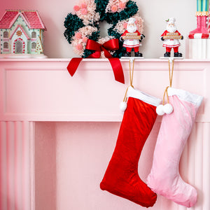
                  
                    Load image into Gallery viewer, Velvet Christmas Stocking
                  
                