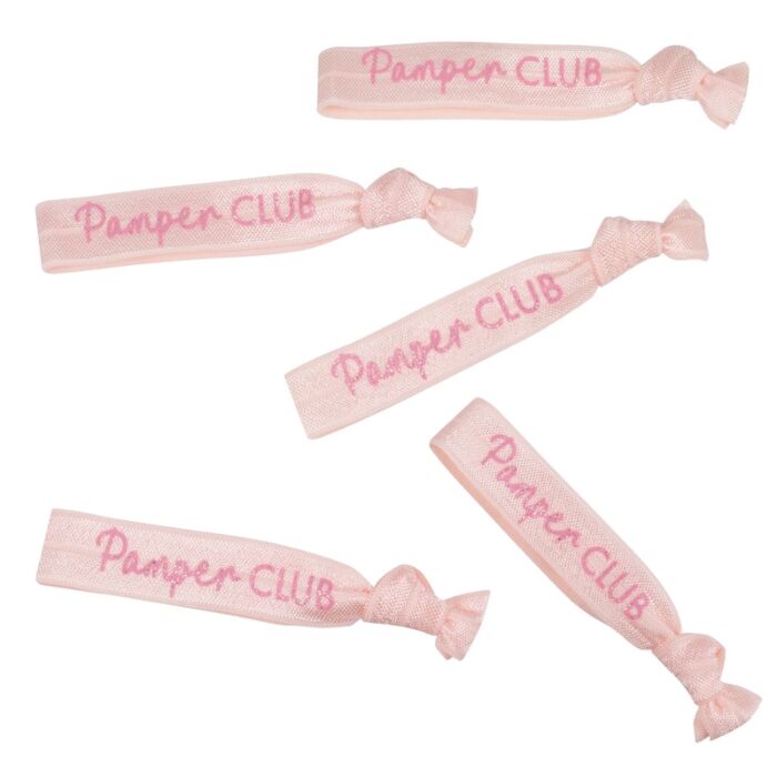 
                  
                    Load image into Gallery viewer, Pink Glitter Pamper Club Party Bands
                  
                